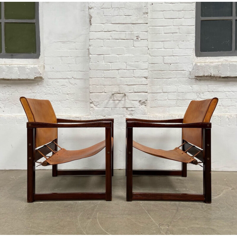 Pair of vintage Diana armchairs by Karin Mobring, 1970s