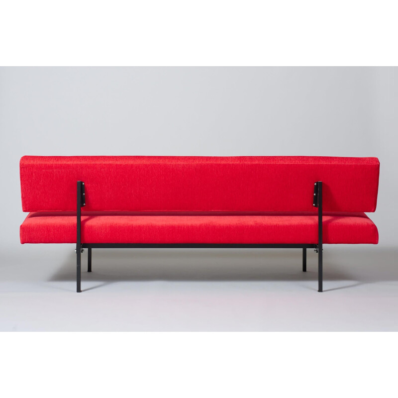 Canapé vintage rouge modèle 540 par Gijs van der Sluis pour Gispen