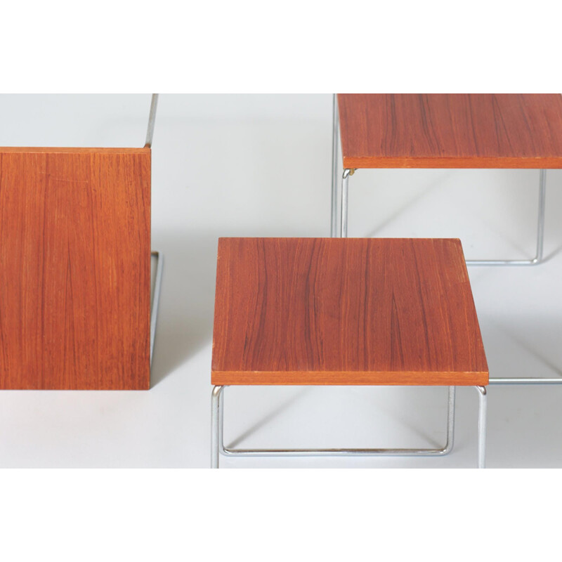 Mid century Brabantia nesting tables, Netherlands 1960s