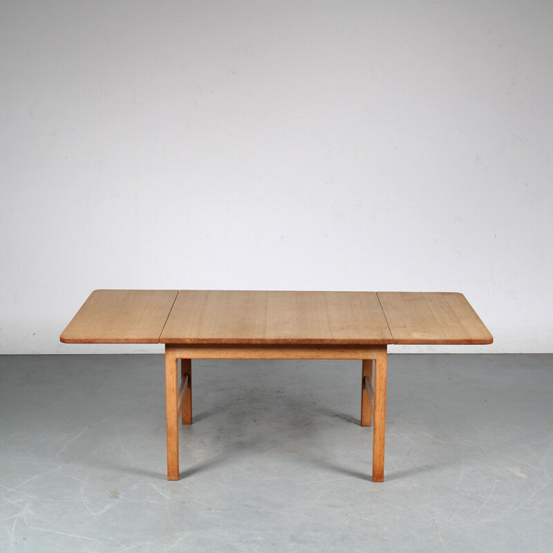 Vintage wood coffee table by Hans J. Wegner for PP Mobler, Denmark 1950s