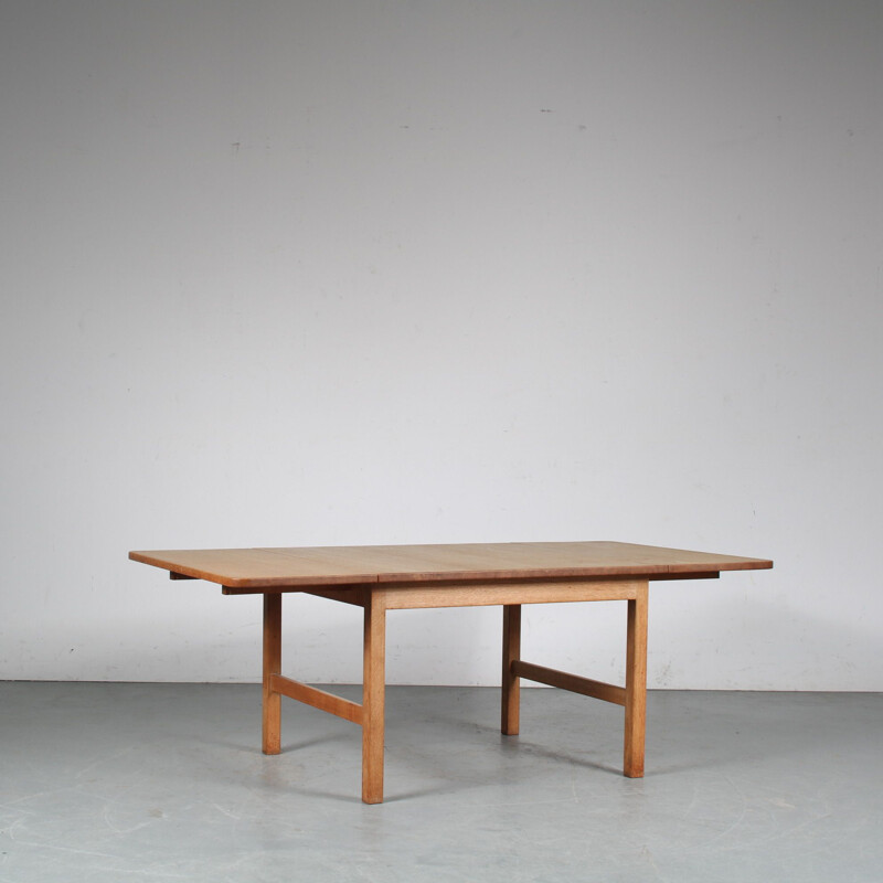 Table basse vintage en bois par Hans J. Wegner pour PP Mobler, Danemark 1950