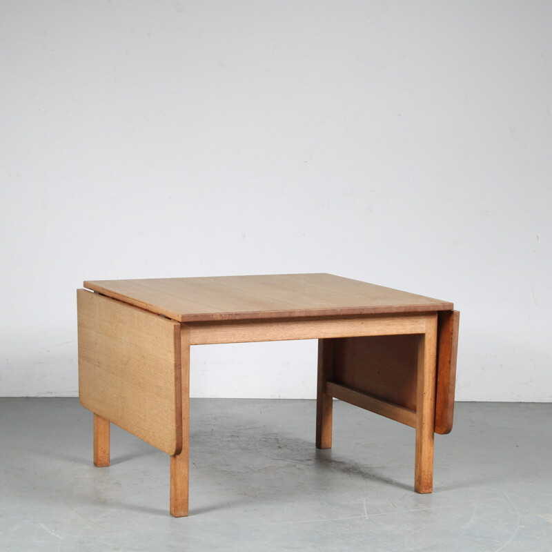 Vintage wood coffee table by Hans J. Wegner for PP Mobler, Denmark 1950s