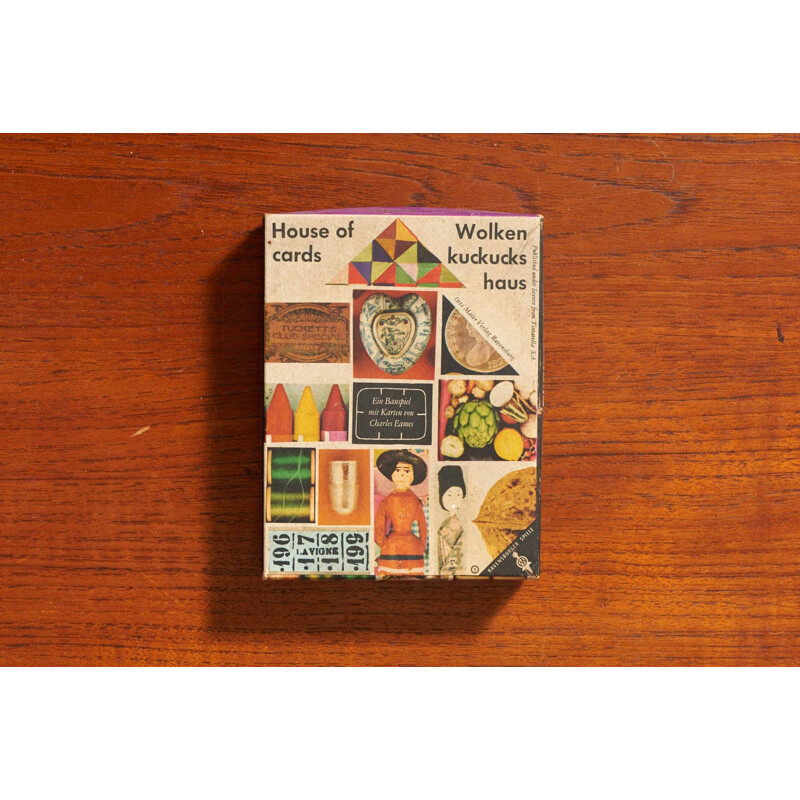 Château de cartes vintage par Eames