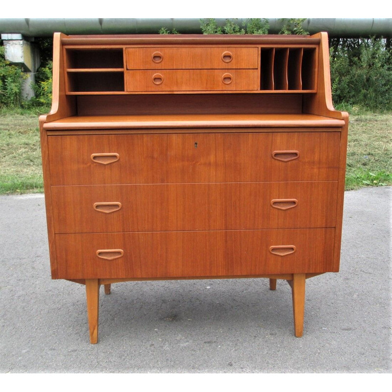 Mid century teak secretary, Denmark 1960s