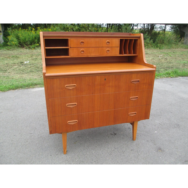 Mid century teak secretary, Denmark 1960s