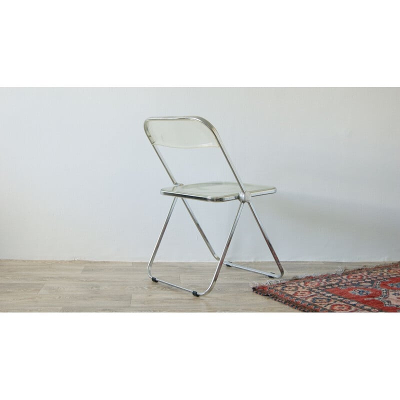 Silla plegable vintage Plia de Giancarlo Piretti para Castelli, 1967