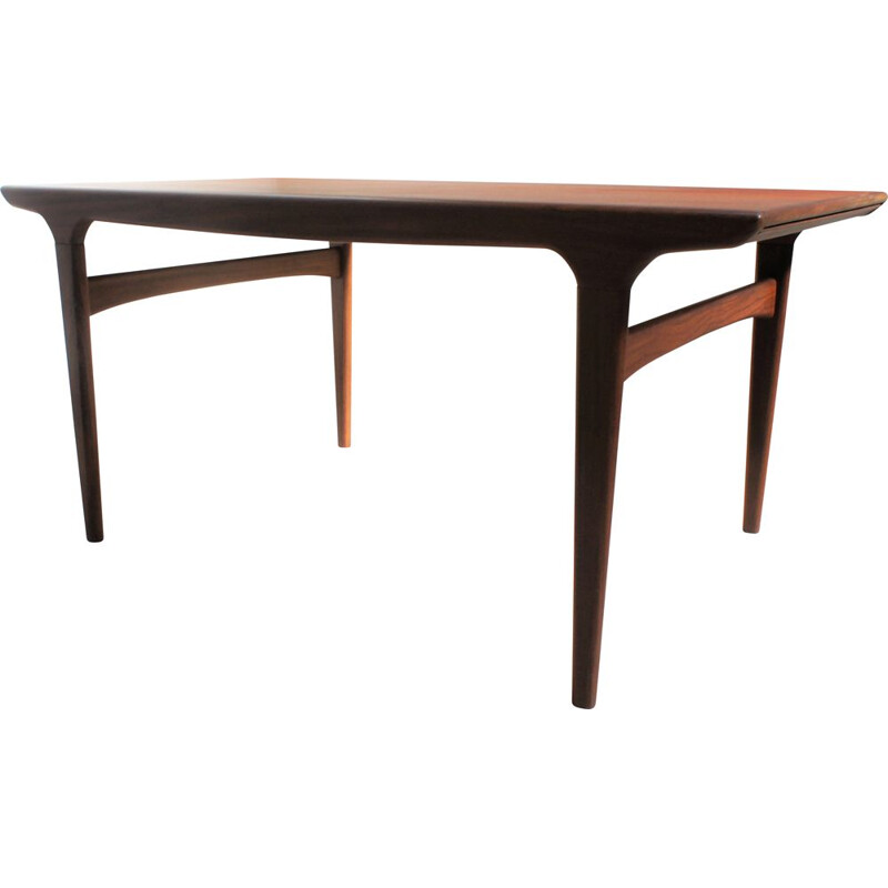 Scandinavian vintage teak table by Johannès Andersen for Uldum Mobelfabrik, Denmark 1970