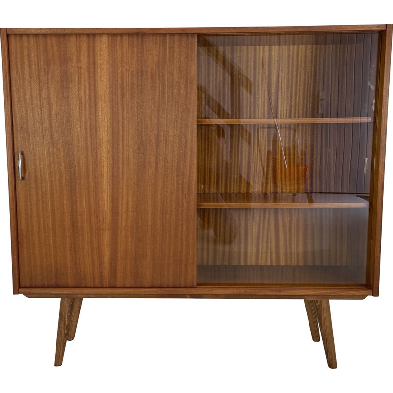 Vintage teak display cabinet, 1960s