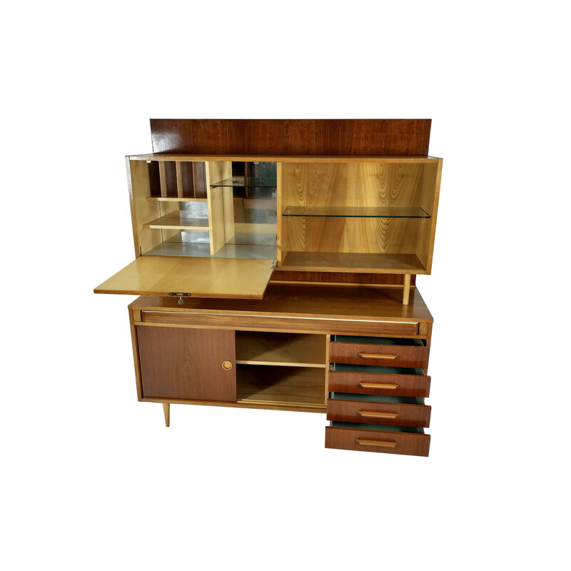 Mid-century sideboard and desk 2 in 1, 1970s
