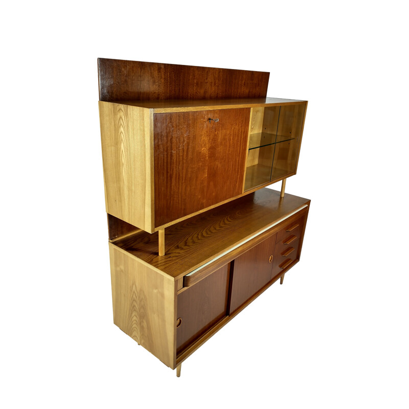 Mid-century sideboard and desk 2 in 1, 1970s