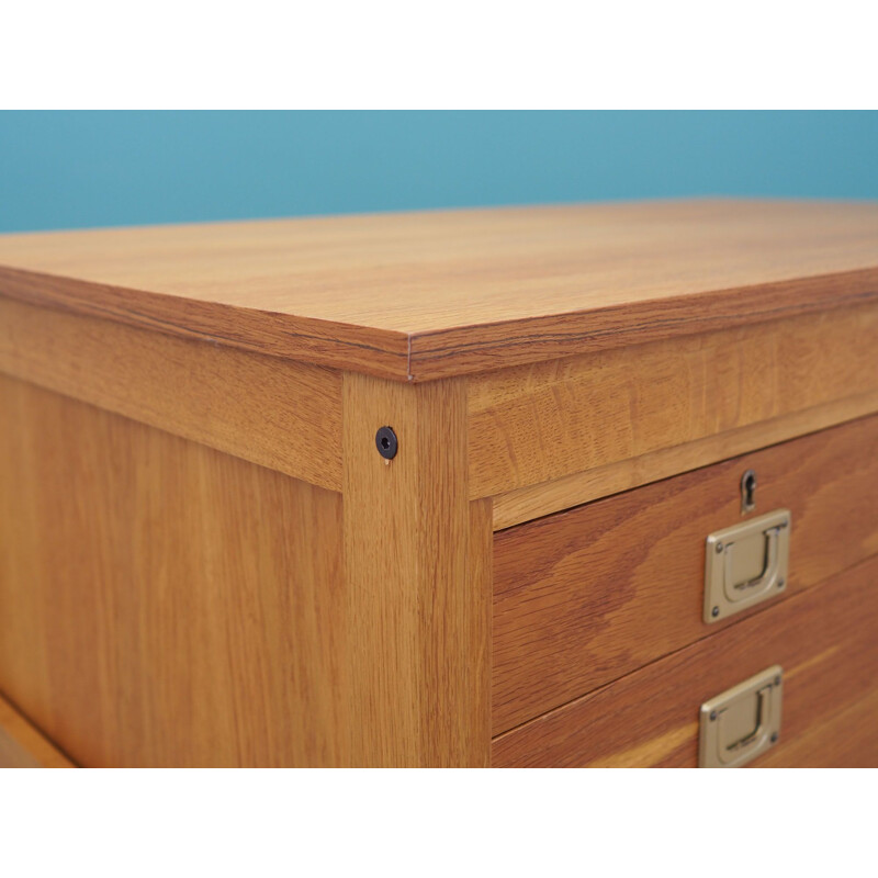 Mid-century ash desk Danish design, 1970s