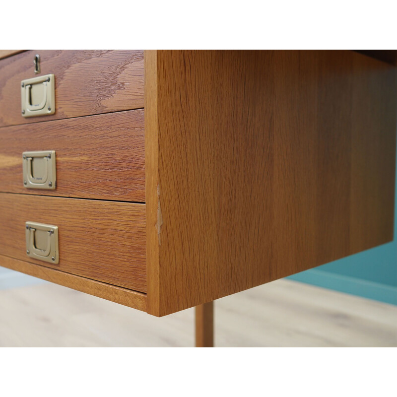 Mid-century ash desk Danish design, 1970s