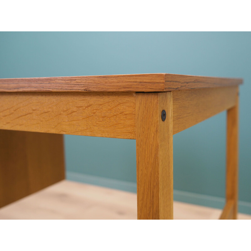 Mid-century ash desk Danish design, 1970s