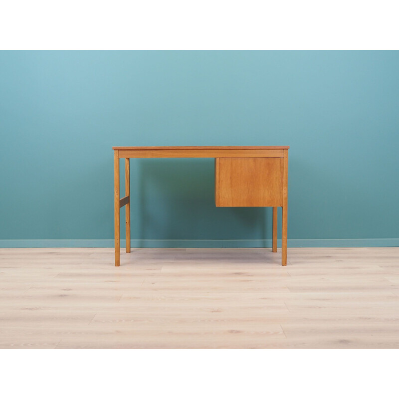 Mid-century ash desk Danish design, 1970s