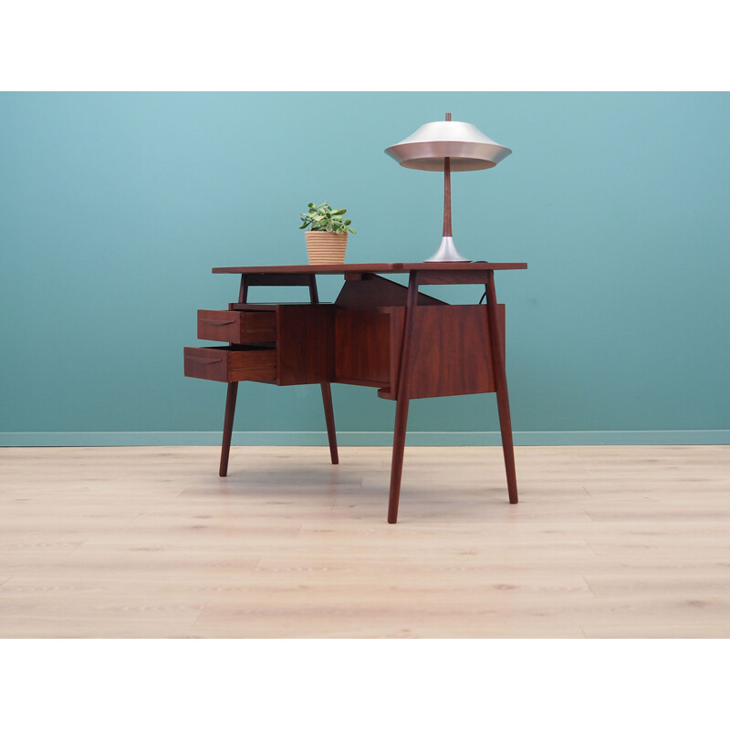 Mid-century teak desk danish design by Gunnar Nielsen Tibergaard for Andreas Tuck, 1960s