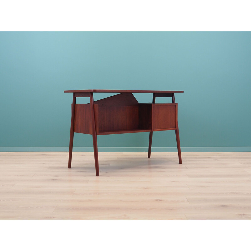 Mid-century teak desk danish design by Gunnar Nielsen Tibergaard for Andreas Tuck, 1960s