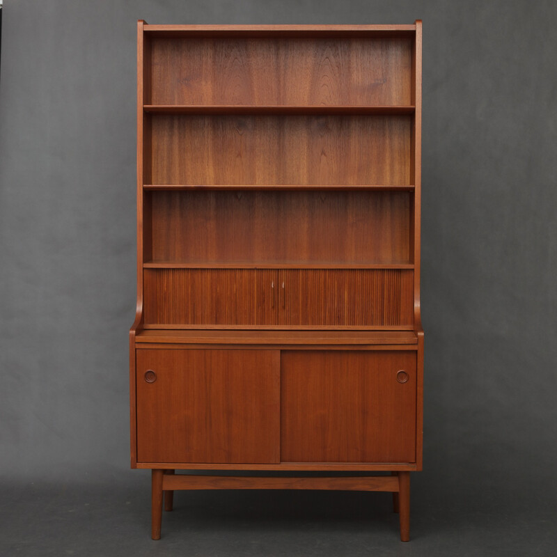 Danish secretary desk in teak wood, Johannes SORTH - 1950s