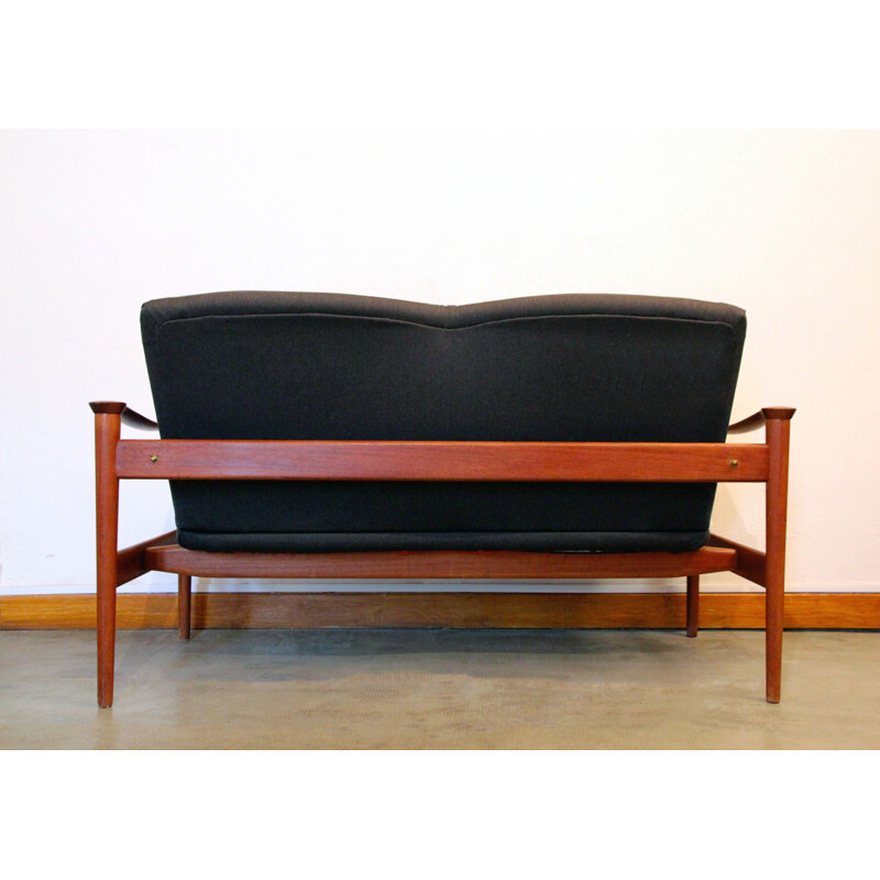 Loveseat 711 bank van Fredrik Kayser voor Vatne Lenestolfabrikk, 1960