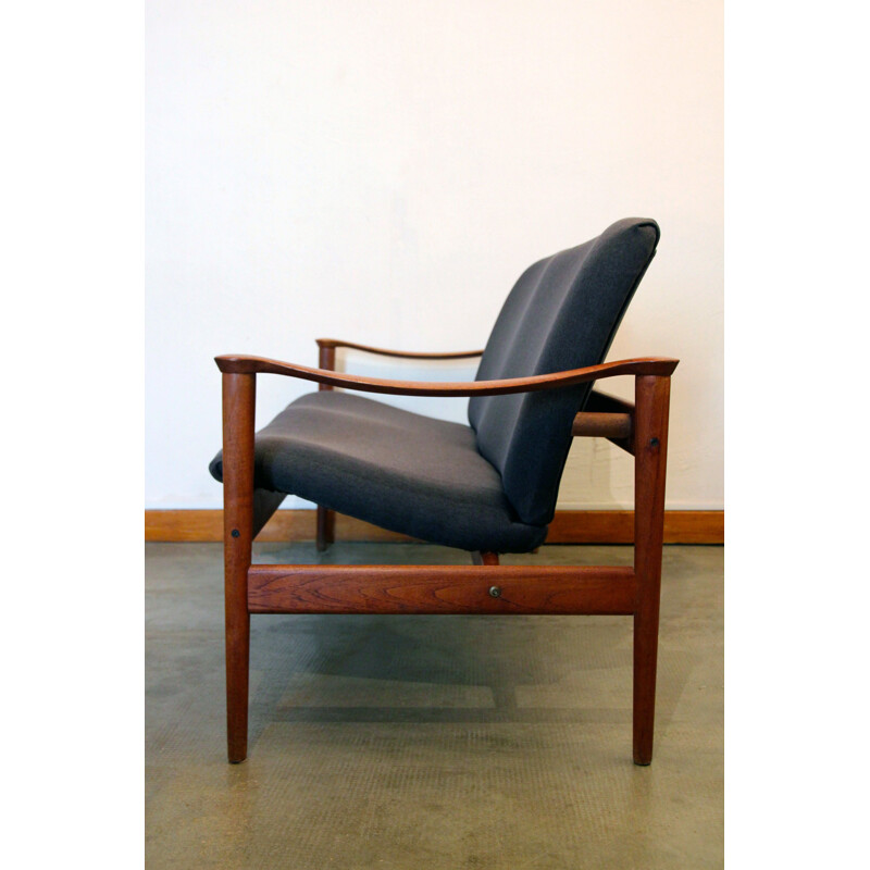 Loveseat 711 bank van Fredrik Kayser voor Vatne Lenestolfabrikk, 1960