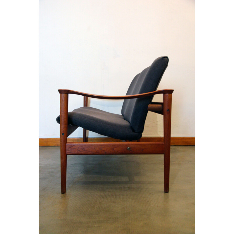 Loveseat 711 bank van Fredrik Kayser voor Vatne Lenestolfabrikk, 1960