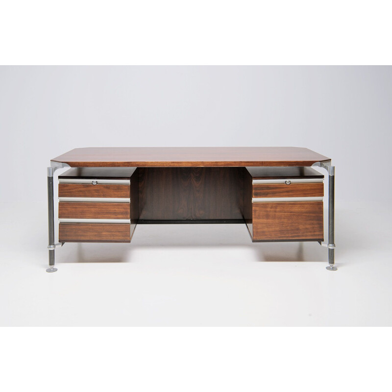 Mid-century large executive desk by Luisa & Ico Parisi for MIM, Italy 1960s