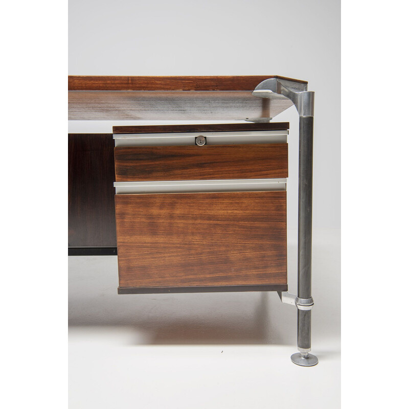 Mid-century large executive desk by Luisa & Ico Parisi for MIM, Italy 1960s