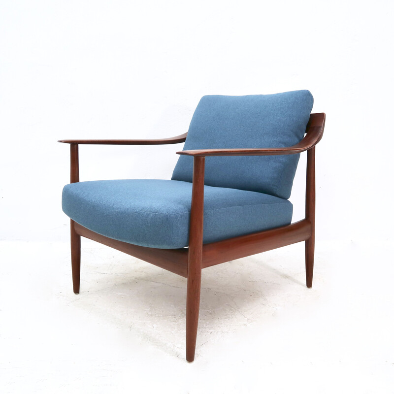 Mid-Century teak easy chair antimott by Wilhelm Knoll, 1960s