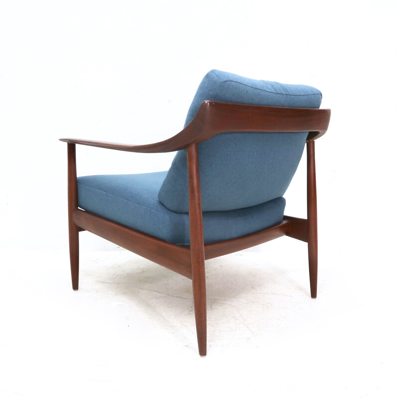 Mid-Century teak easy chair antimott by Wilhelm Knoll, 1960s