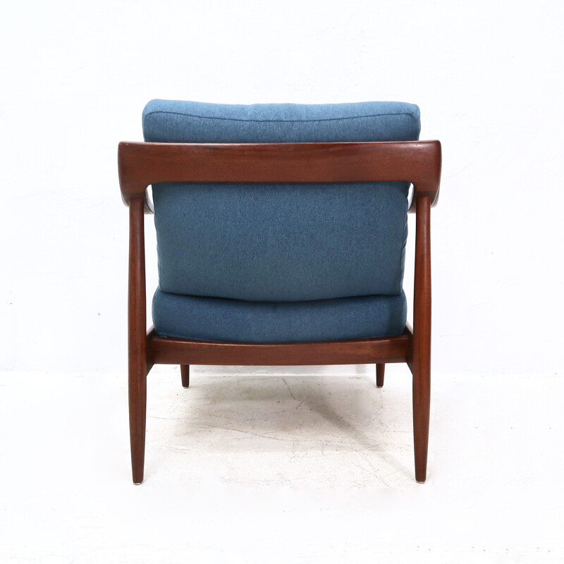 Cadeira de braços anti-mott de teca Vintage, por Wilhelm Knoll, 1960