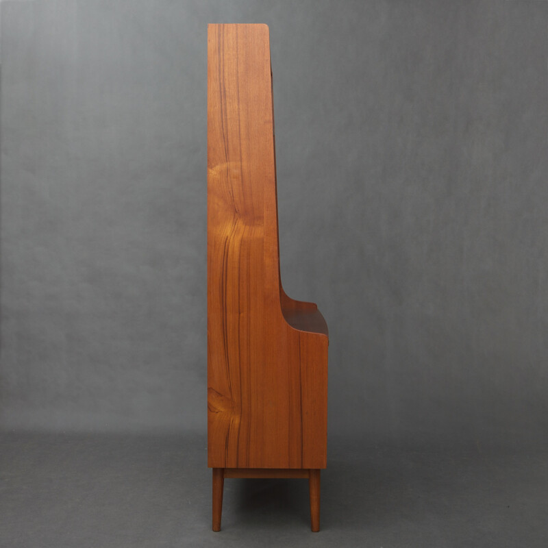 Danish secretary desk in teak wood, Johannes SORTH - 1950s