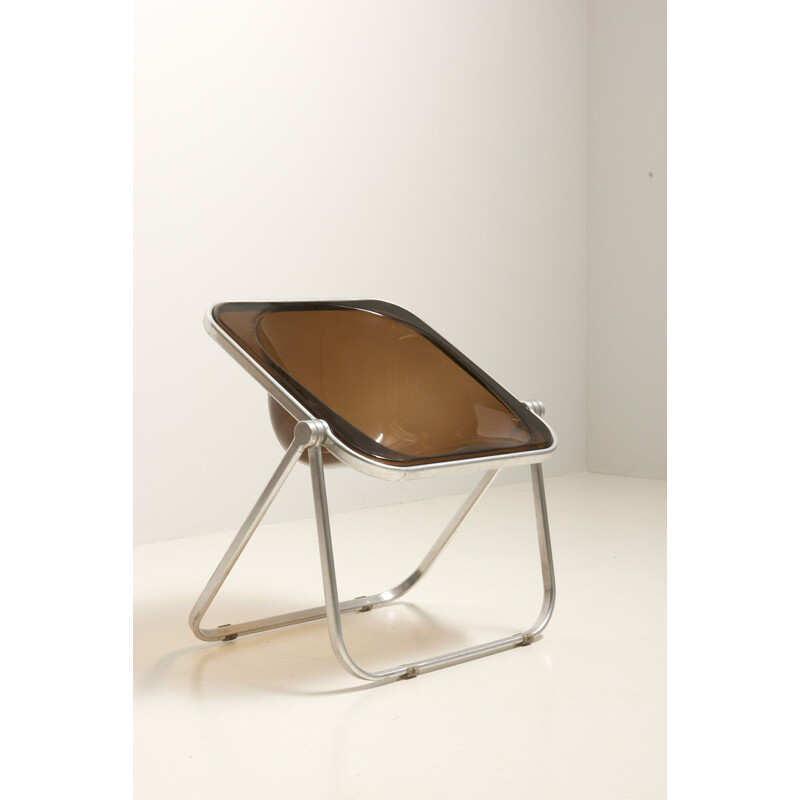 Ensemble de 3 chaises vintage 'Plona' par Giancarlo Piretti pour Castelli, Italie 1970