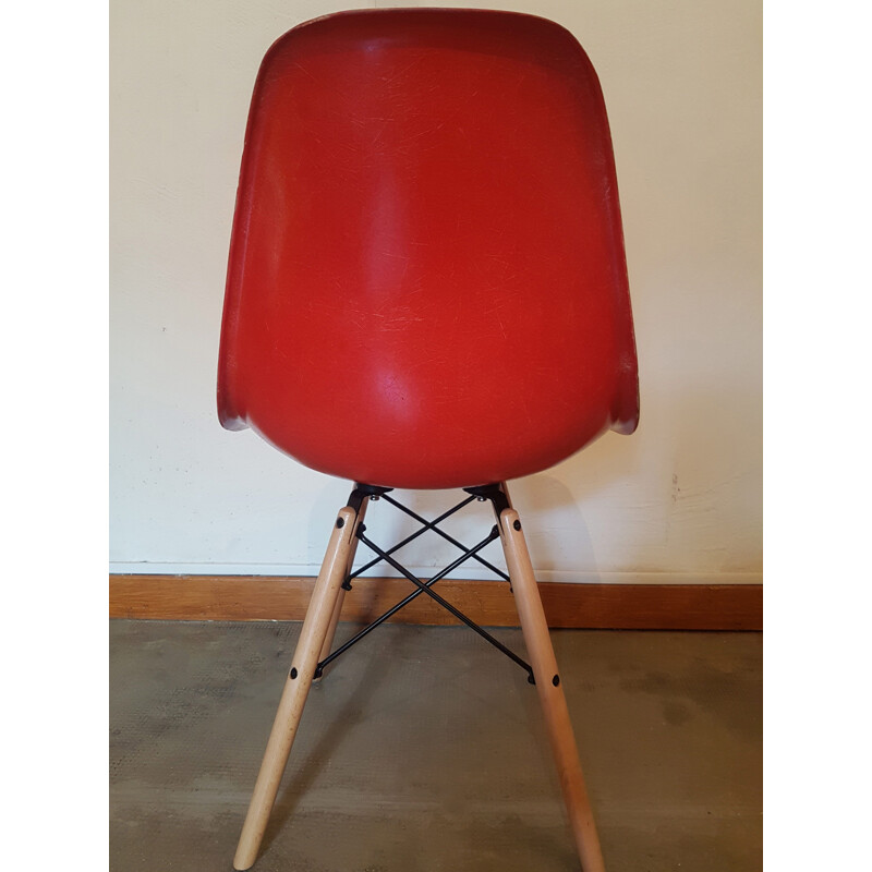 Set of 4 vintage DSW chairs by Charles and Ray Eames for Herman Miller