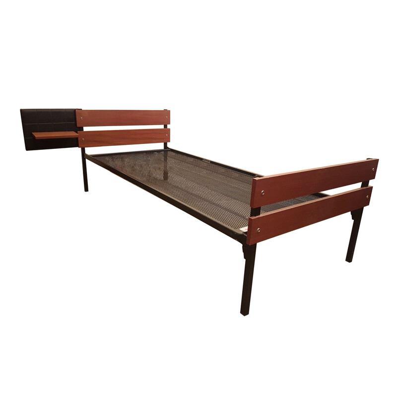 Vintage modernist double bed by Dico Holland, 1960