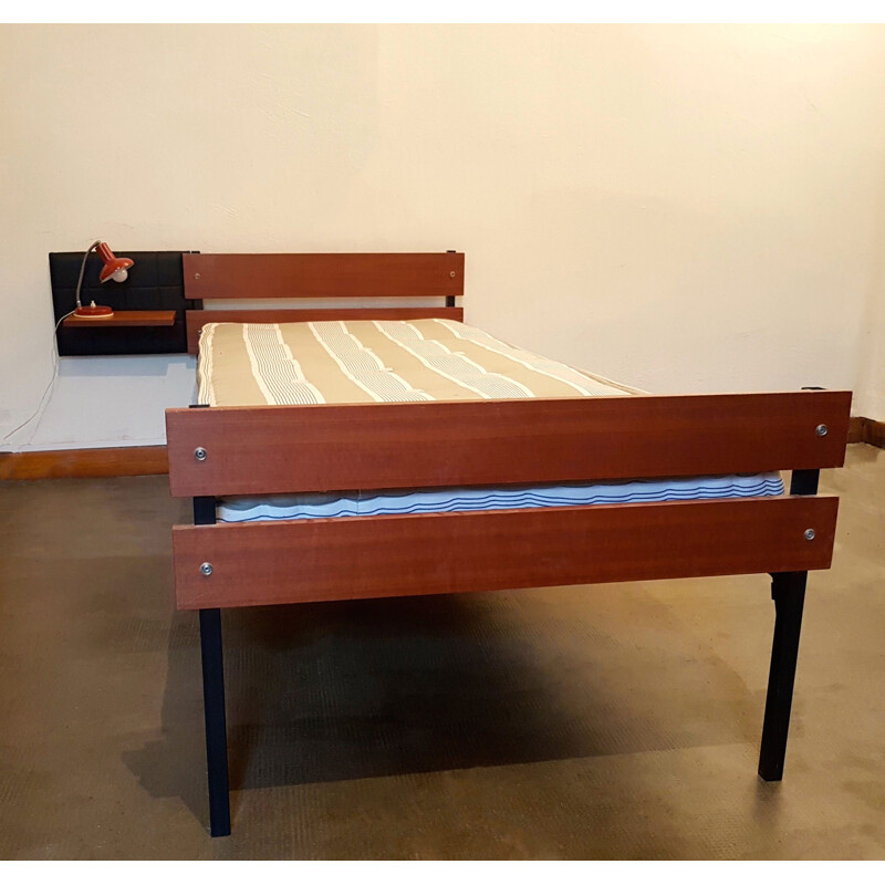 Vintage modernist double bed by Dico Holland, 1960