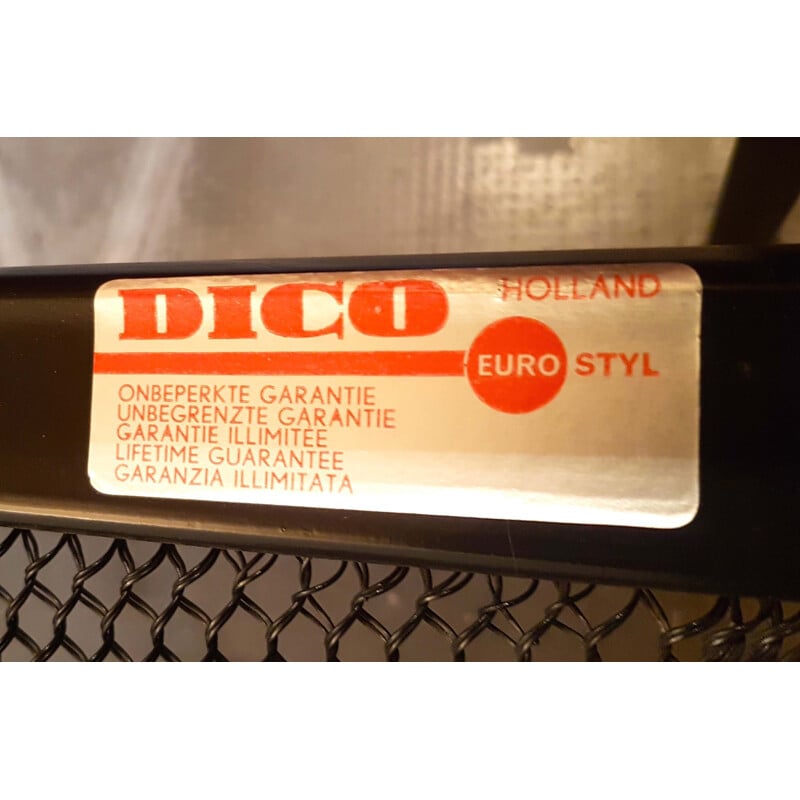 Lit double vintage moderniste de Dico Holland, 1960