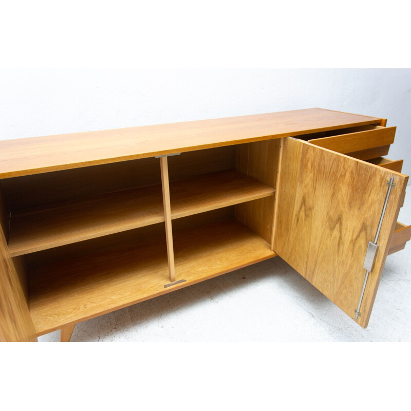 Mid-century modernist sideboard No. U-460 by Jiří Jiroutek, 1958s Czechoslovakia