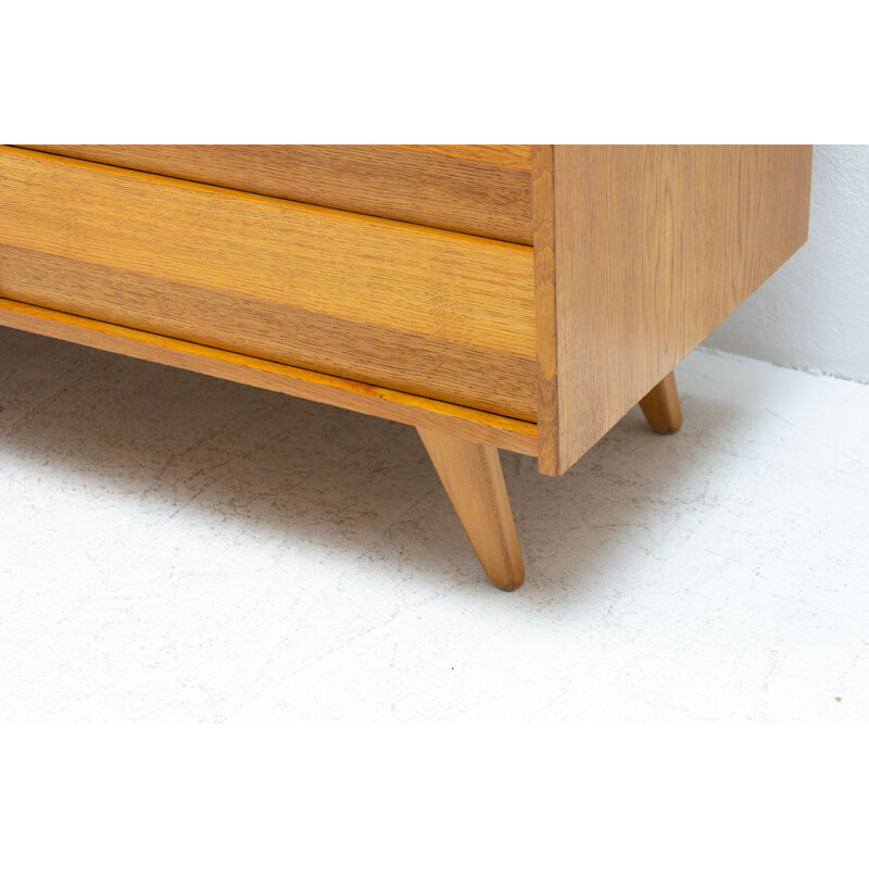 Mid-century modernist sideboard No. U-460 by Jiří Jiroutek, 1958s Czechoslovakia