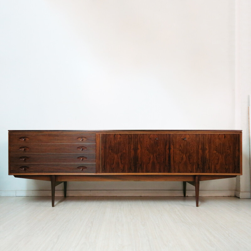 English Archie Shine "Hamilton" sideboard in rosewood, Robert HERITAGE - 1950s