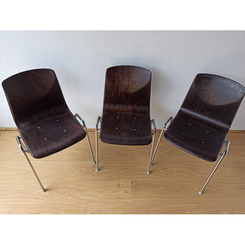 Verchromter Vintage-Stuhl, 1970