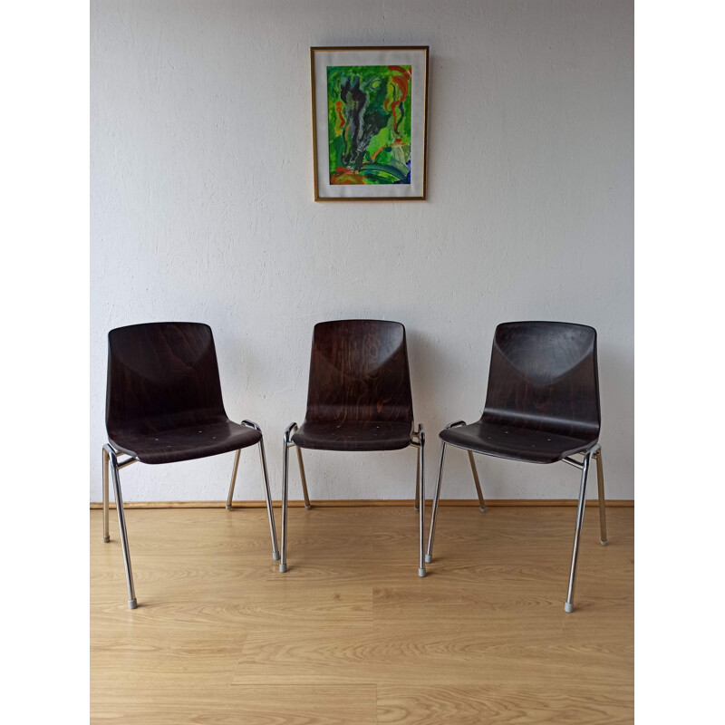 Mid-century chromed chair, 1970s