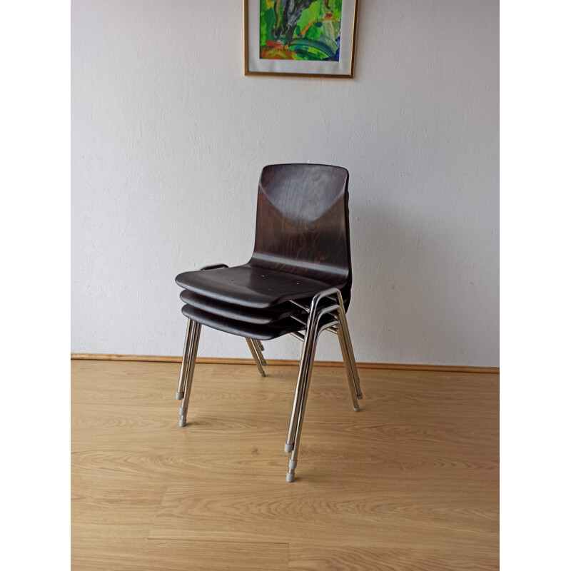 Vintage chromen stoel, 1970