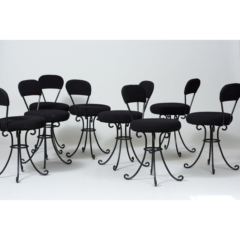 Ensemble de 8 chaises vintage exclusives de Marcel Wanders et Tom Dixon