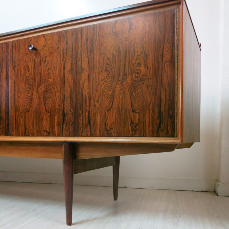 English Archie Shine "Hamilton" sideboard in rosewood, Robert HERITAGE - 1950s