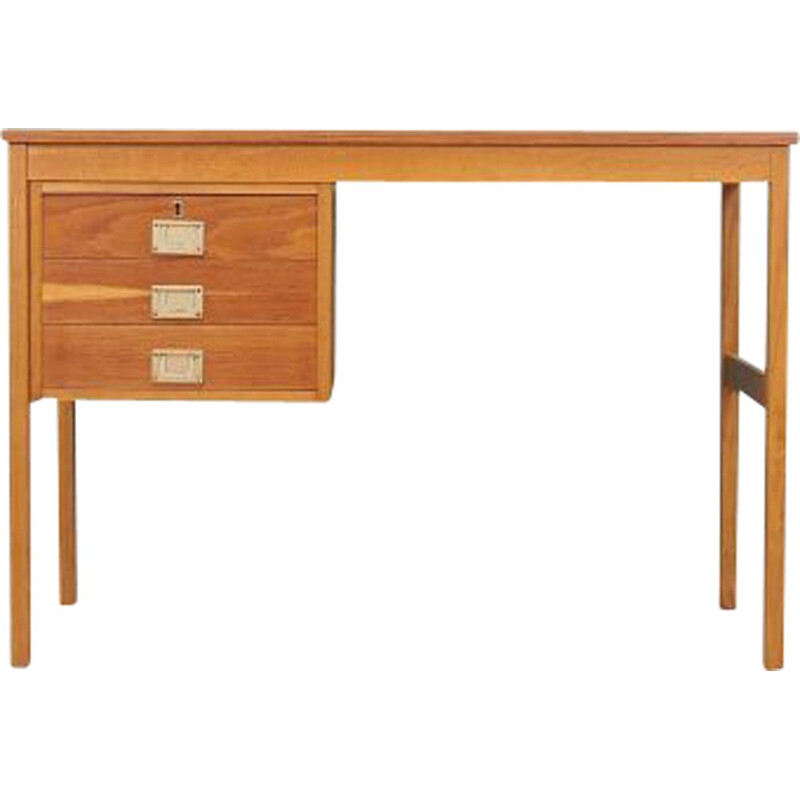 Mid-century ash desk Danish design, 1970s