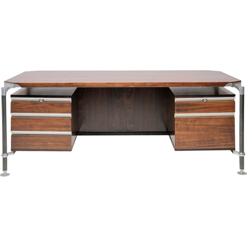 Mid-century large executive desk by Luisa & Ico Parisi for MIM, Italy 1960s