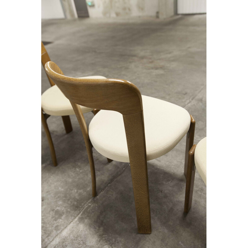Set of 3 vintage chairs by Bruno Rey for Dietiker Basel, 1970s