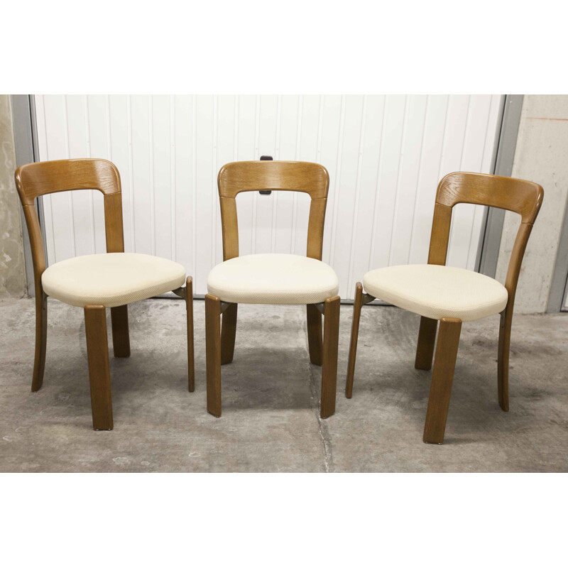 Ensemble de 3 chaises vintage par Bruno Rey pour Dietiker Basel, 1970