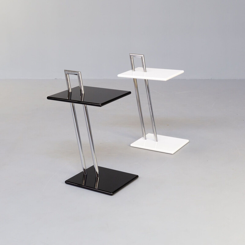 Pair of vintage occasional side table by Eileen Gray for ClassiCon, 1930s