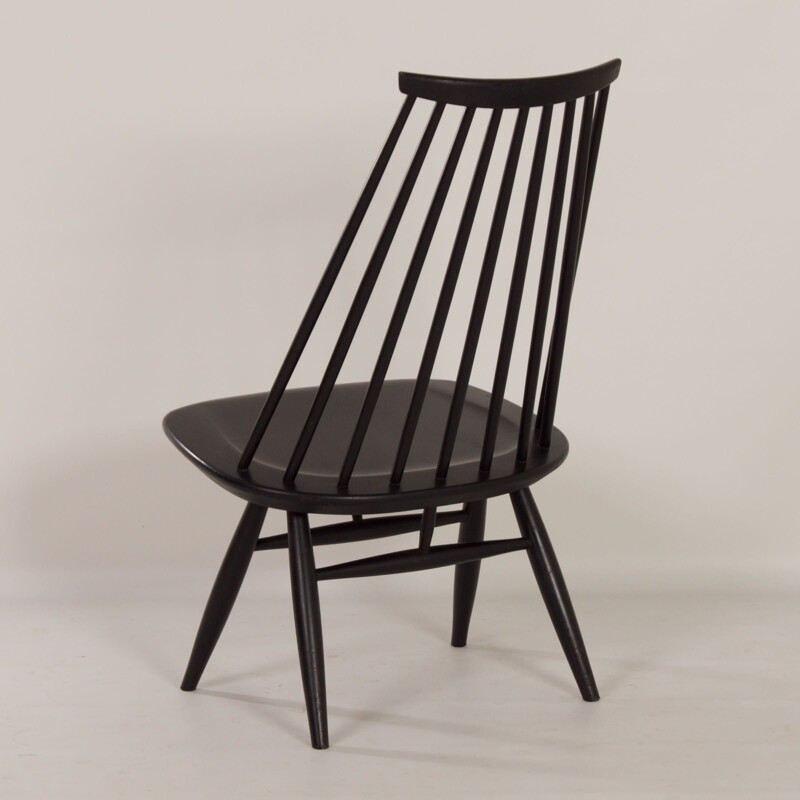 Mid-century black mademoiselle chair by Ilmari Tapiovaara for Asko, 1960s