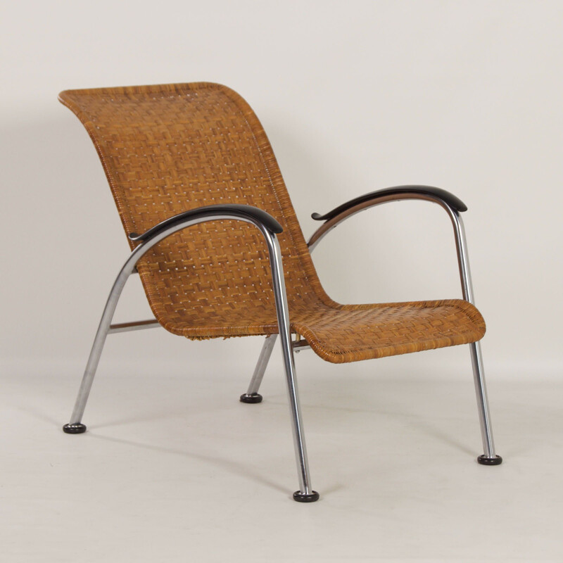 Gispen 404 vintage stoel van W.H. Gispen voor Gispen, 1950
